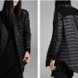 light thin buttons tailored collar down coat