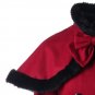 Cooler Master Vintage Women Coat Wool Blend Cloaks Winter Fur Trench Coat Women Hooded Jacket Female