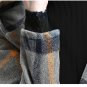 Winter Jacket Coats Women Windbreaker Black Women Plaid Trench Coat Hooded Elegant Wool Blend Coat S