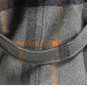 Winter Jacket Coats Women Windbreaker Black Women Plaid Trench Coat Hooded Elegant Wool Blend Coat S