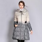 New Print Long Winter Jacket Women Duck Down Coat Female High Quality Thick Puffer Jacket Stand Coll