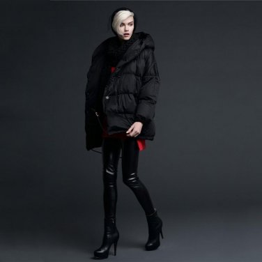 Quilt Hooded Down Jackets Women\'s Winter Coat Parka Winter Jacket 90% Duck\'s Down Thicked Coat Thr