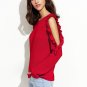 Women Autumn Sweater Outerwear and Pullover Long Sleeve Solid Knitted Casual Loose Sweaters Cotton P