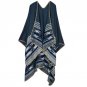 Thick Cashmere Scarves Ponchos and Capes Women Winter Scarf Floral Solid Striped Warm Knit Shawls Pl