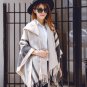 Hooded Ponchos and Capes Women\'s Winter Scarves Wool Hood Poncho Scarf Oversize Pashmina Cashmere S