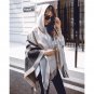 Hooded Ponchos and Capes Women\'s Winter Scarves Wool Hood Poncho Scarf Oversize Pashmina Cashmere S