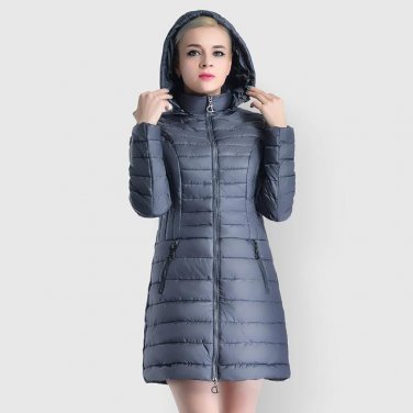 New Womens Winter Jackets High Quality Chaqueta Mujer Female Slim Warm Coat Long Hoody Casual Parka 
