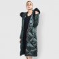 High Street Women X-Long Winter Jacket and Coat Argyle Warm Thick Parka Female Plus Size Women\'s Wh