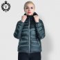 Women Jackets Winter Coat Red Causal Hooded Coats Cotton-Padded Light Feamale Parkas High Quality Wo