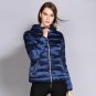 Women Jackets Winter Coat Red Causal Hooded Coats Cotton-Padded Light Feamale Parkas High Quality Wo