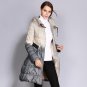 Warm Down Jackets Women\'s Plus Size Winter Printed Puffer Jacket Long Female Parka and Coats High Q