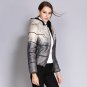 Ukraine Winter Jackets Women 2017 Short Printed Down Coat Female Warm Hood Slim Woman Parka Jacket C