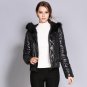 New Arrival Duck Down Coat Female Real Fur Short Red Women Spring Autumn Jacket Waterproof Hood Outw