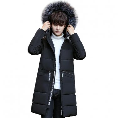2017 Winter Jacket Men Warm Coat Casual Parka Medium-Long Thickening Coat Men For Winter Detachable 