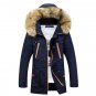 2016 winter thick Padded Coats long sleeve fur hood keep warm cotton jackets casual outwear slim Spo