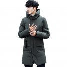 2017 Winter Parka Men Jacket Coat Outerwear Fashion Hood Padded Quilted Warm Male Jackets Hooded Cas