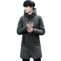 2017 Winter Parka Men Jacket Coat Outerwear Fashion Hood Padded Quilted Warm Male Jackets Hooded Cas