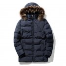 winter jacket men 2017 warm parka men fur coat Men\'s Thick Solid Casual Winter Parkas blouson homme
