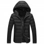 2017 Autumn Winter Parka Men Jacket Coat Outerwear Hood Padded Quilted Warm Male Jackets Hooded Wadd