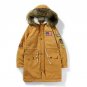2017 New Men Winter Padded Parkas Long jacket Thick Warm Men\'s Jacket and Coats Casual Plus Size M