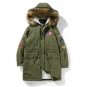 2017 New Men Winter Padded Parkas Long jacket Thick Warm Men\'s Jacket and Coats Casual Plus Size M