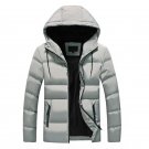 2017 Autumn Winter Parka Men Jacket Outerwear Hood Padded Quilted Warm Male Jackets Hooded Casual Wa