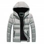 2017 Autumn Winter Parka Men Jacket Outerwear Hood Padded Quilted Warm Male Jackets Hooded Casual Wa