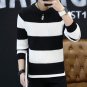 Hot sale 2017 Sweater Men Casual O-Neck Fashion Striped Youth Sweaters Mens Knitted Sweaters Pullov