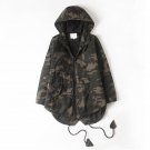 2017 Fashion camouflage parkas men military medium-long winter coat men cotton-padded winter jacket 