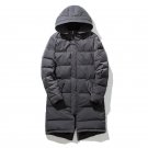 2017 New Clothing Jackets Long Thick Winter Coat Men Solid Parka Fashion Overcoat Outerwear Warm Arm