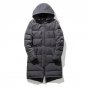 2017 New Clothing Jackets Long Thick Winter Coat Men Solid Parka Fashion Overcoat Outerwear Warm Arm