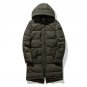 2017 New Clothing Jackets Long Thick Winter Coat Men Solid Parka Fashion Overcoat Outerwear Warm Arm