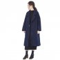 Autumn and Winter Korean Version of Retro Fashion Simple Thick Solid All-Matching Coat in the Long S
