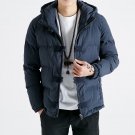 2017 Men Parkas Solid Winter Jacket Men Hooded Thick Warm Overcoat Man Jaqueta Masculino Inverno Chi