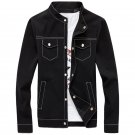 2017 Baseball Collar Men Denim Jackets Autumn Spring Washing Fashion Man Outdoors Casual Jeans Coats