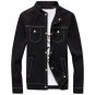 2017 Baseball Collar Men Denim Jackets Autumn Spring Washing Fashion Man Outdoors Casual Jeans Coats
