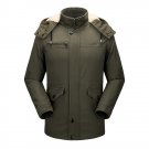 Plus Size 4XL 2017 Cotton Winter Jackets Men Military Jacket Thick Warm Men Parkas Hooded Windproof 