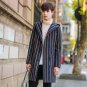 Men\'s Jacket 2017 New Arrival Autumn/ Winter Full Sleeves Single breasted Men\'s Casual  Stripe Hoo