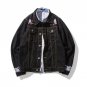M-5XL 2017 Men Denim Jacket Casual Jean Jacket Coat Outdoors Fashion Autumn Long Sleeve Jacket Mascu