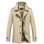 2018 Fashion Man Jacket Coat Men Business Casual Clothes Boss Windbreaker Mens Black Amygreen Bombe