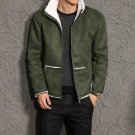 2017 new mens clothing coat lambs wool woolen jacket collar male fashion classic outwear winter Wool
