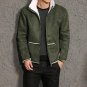 2017 new mens clothing coat lambs wool woolen jacket collar male fashion classic outwear winter Wool
