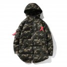 2017 Fashion Long Winter Jacket men Slim Coat Thicken Parka Cotton Clothing Red Clothing Hooded Stud