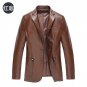2017 New Style Autumn Casual Jacket Men Coats High Quality Outerwear Men Business Slim  Coat Faux Fu