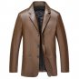 2017 New Style Autumn Casual Jacket Men Coats High Quality Outerwear Men Business Slim  Coat Faux Fu