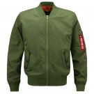Bomber Jacket 2017 Spring  Men military army green letterman air force Windbreaker jacket Air Force 