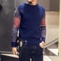 2017 New Trand Autumn Fashion Pullover Striped Clothing Men\'s Sweaters Slim Fit Male Pullover Knit