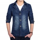 New men\'s Denim Jackets 2018 Spring Men Cotton Denim Jackets JEEPs Brand Man Jean Jacket 4XL Men Tu