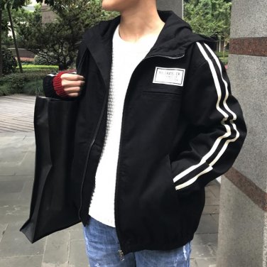 New 2017 Autumn winter Jackets Men Bomber Jacket Smart Casual Coats windbreaker Hooded Jacket Bape J
