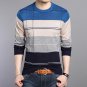 2017 Autumn Korean Version of the New Young Men\'s Round Neck Long Sleeves Slim Bottoming Shirt Casu